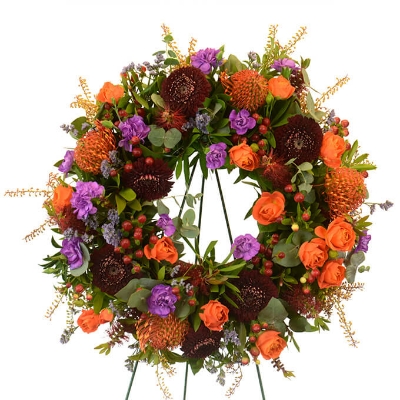 Show details for Autumn Prayers Wreath Picture of Autumn Prayers Wreath