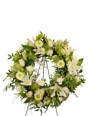 Show details for Beautiful Reverie Wreath Picture of Beautiful Reverie Wreath