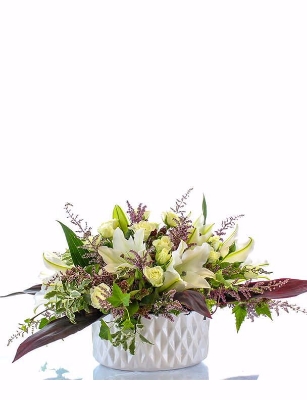 Show details for In Your Memory Funeral Flower Vases and Baskets in Calgary Canada