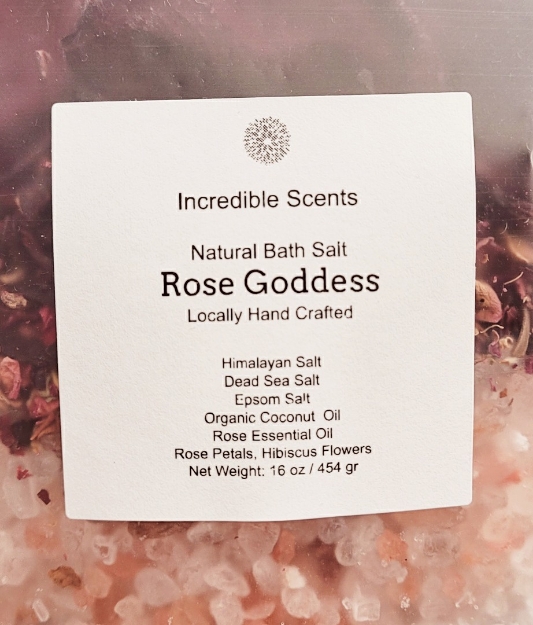 Picture of Incredible Scents Rose Goddess Bath Salts